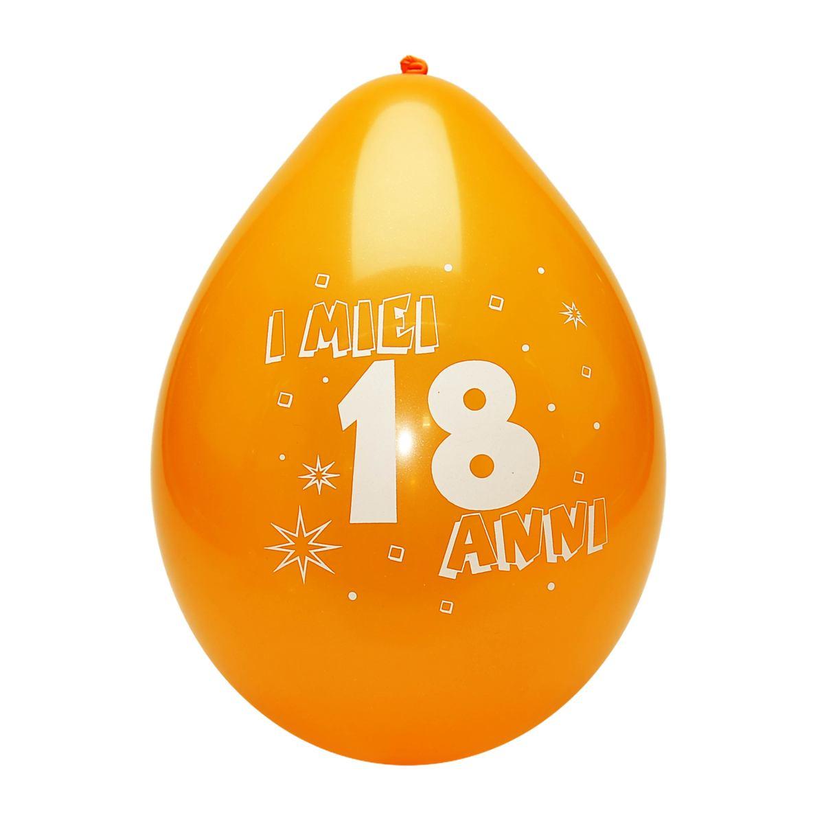 Palloncino cm.Ø25 18 Anni Color Set pz.16 |M2 Store