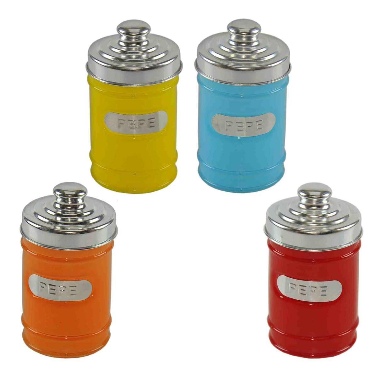 Barattolo Vetro Sal Zuccon Caff Pepe 4 Colori | M2 Store