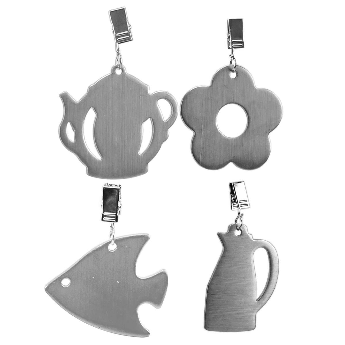 Fermatovaglia Clip Acciaio Inox 4 Mod. Assortito | Gicos