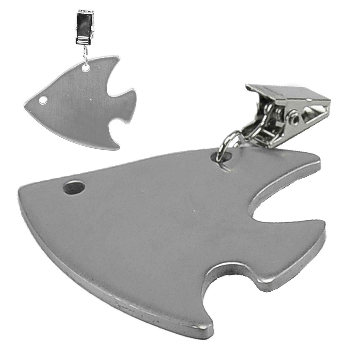 Fermatovaglia Clip Acciaio Inox 4 Mod. Assortito | Gicos