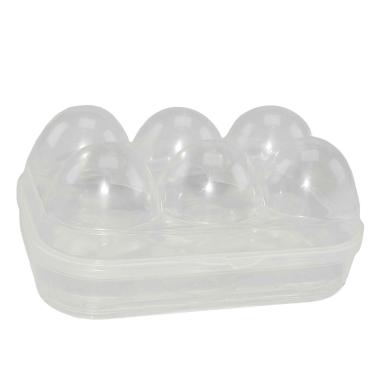 Porta Uovo PVC Trasparente 6 posti cm.16x11x7 | Gicos