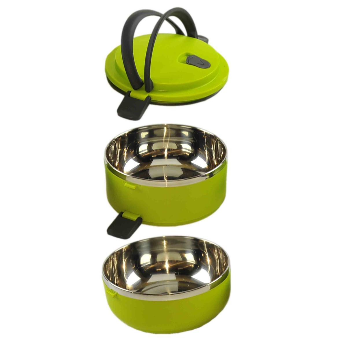 Thermos Porta Vivande gr.1180 2 Scomparti Verde | M2 Store