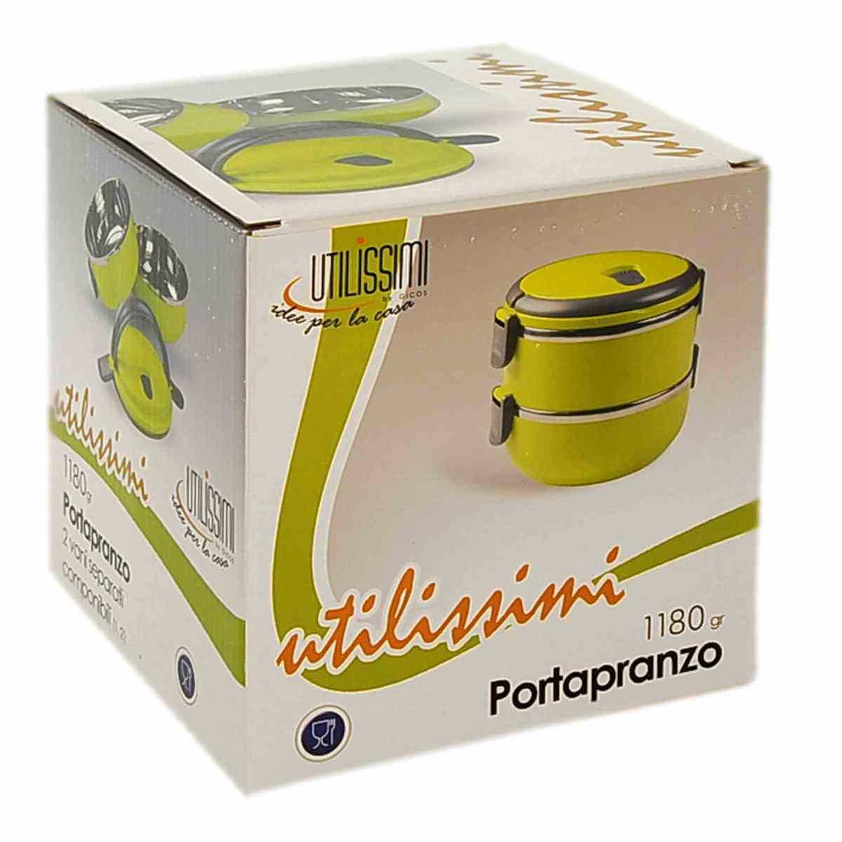 Thermos Porta Vivande gr.1180 2 Scomparti Verde | M2 Store