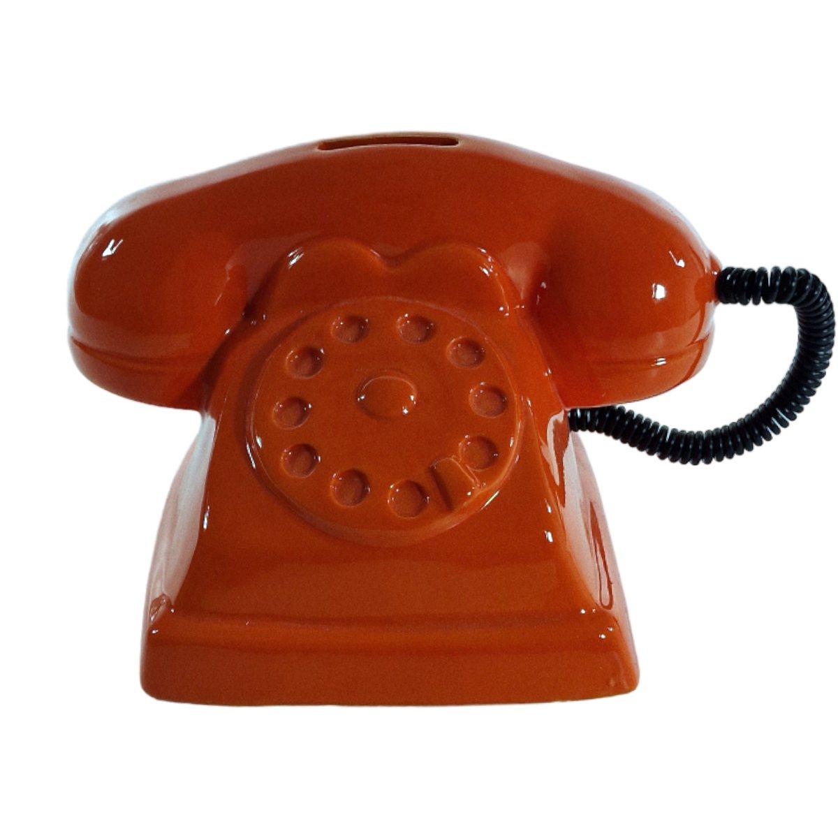 Salvadanaio Ceramica Telefono Assortito cm.h12 5 Colori Assotiti | M2 Store