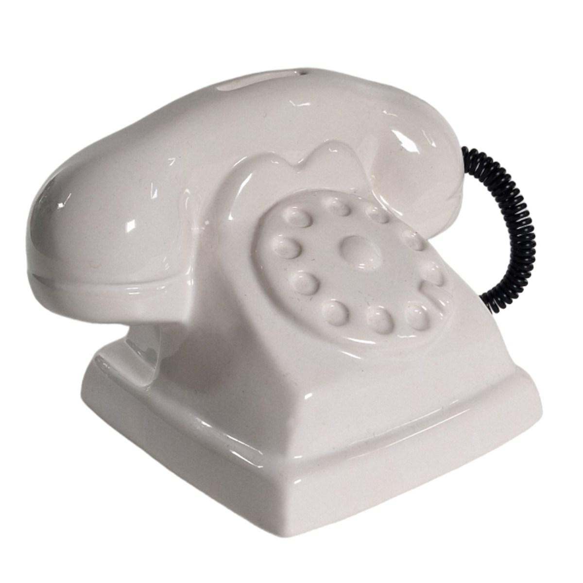 Salvadanaio Ceramica Telefono Assortito cm.h12 5 Colori Assotiti | M2 Store
