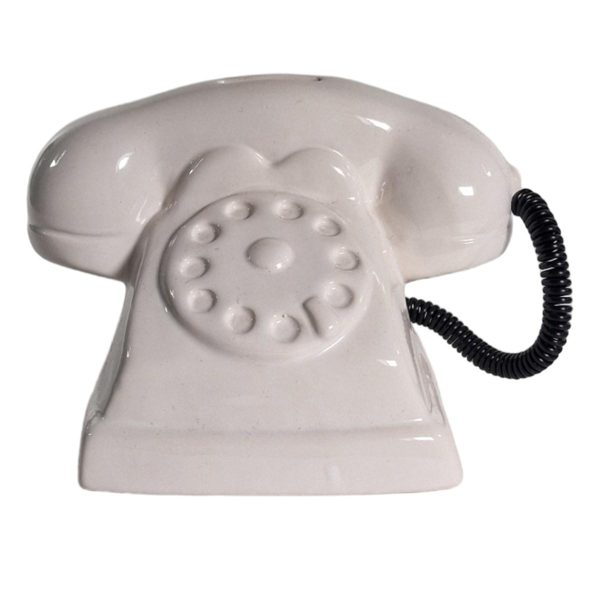 Salvadanaio Ceramica Telefono Assortito cm.h12 5 Colori Assotiti | M2 Store