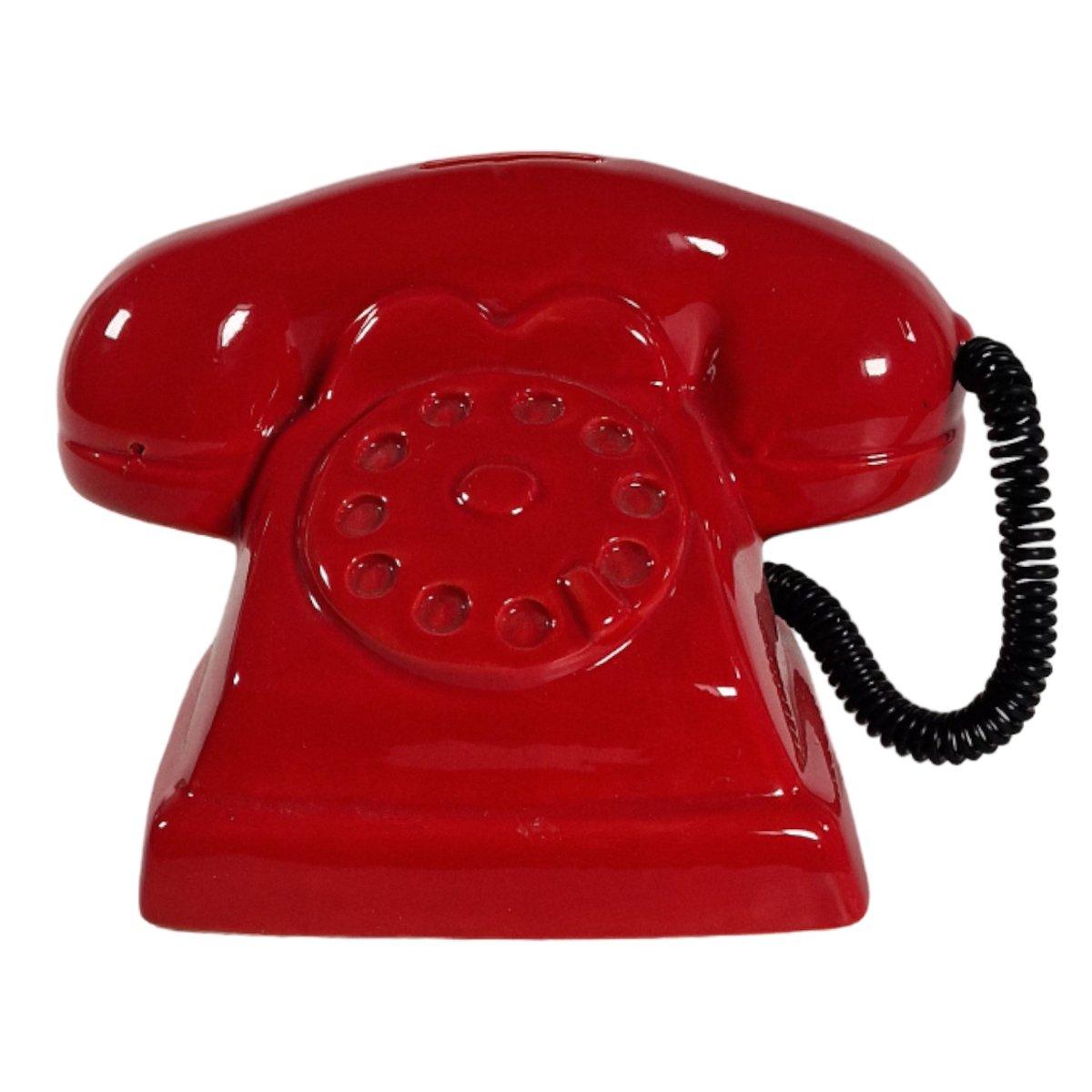 Salvadanaio Ceramica Telefono Assortito cm.h12 5 Colori Assotiti | M2 Store
