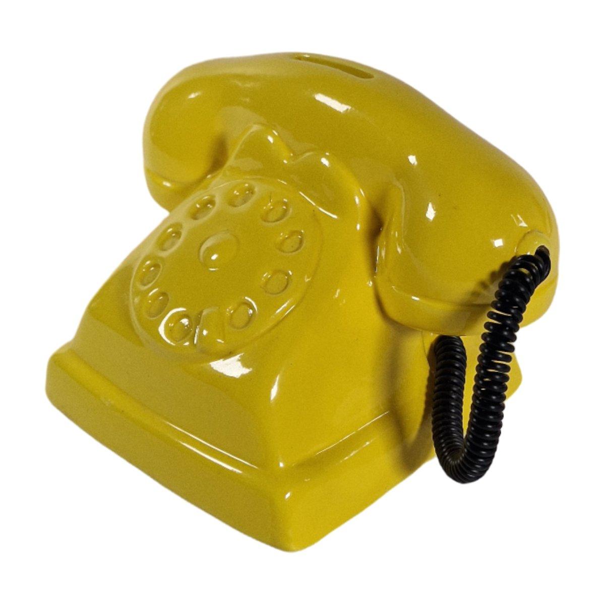 Salvadanaio Ceramica Telefono Assortito cm.h12 5 Colori Assotiti | M2 Store