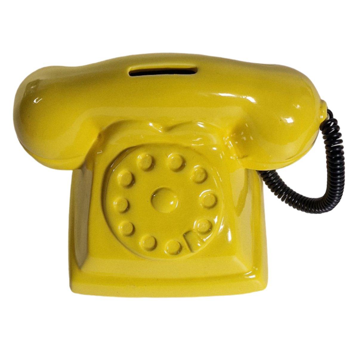 Salvadanaio Ceramica Telefono Assortito cm.h12 5 Colori Assotiti | M2 Store
