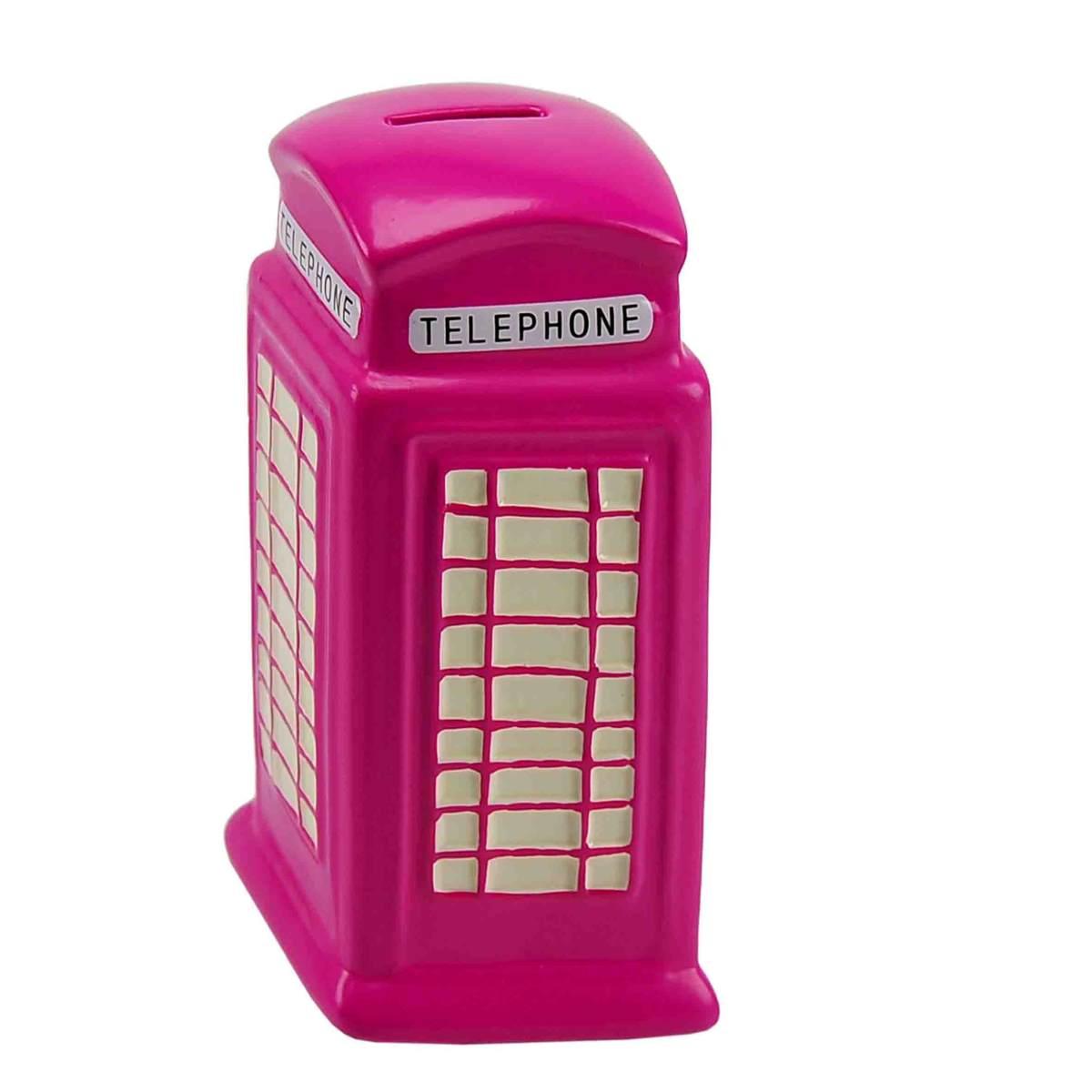 Salvadanaio Ceramica Cabina cm.19 2 Colori Assortiti | M2 Store