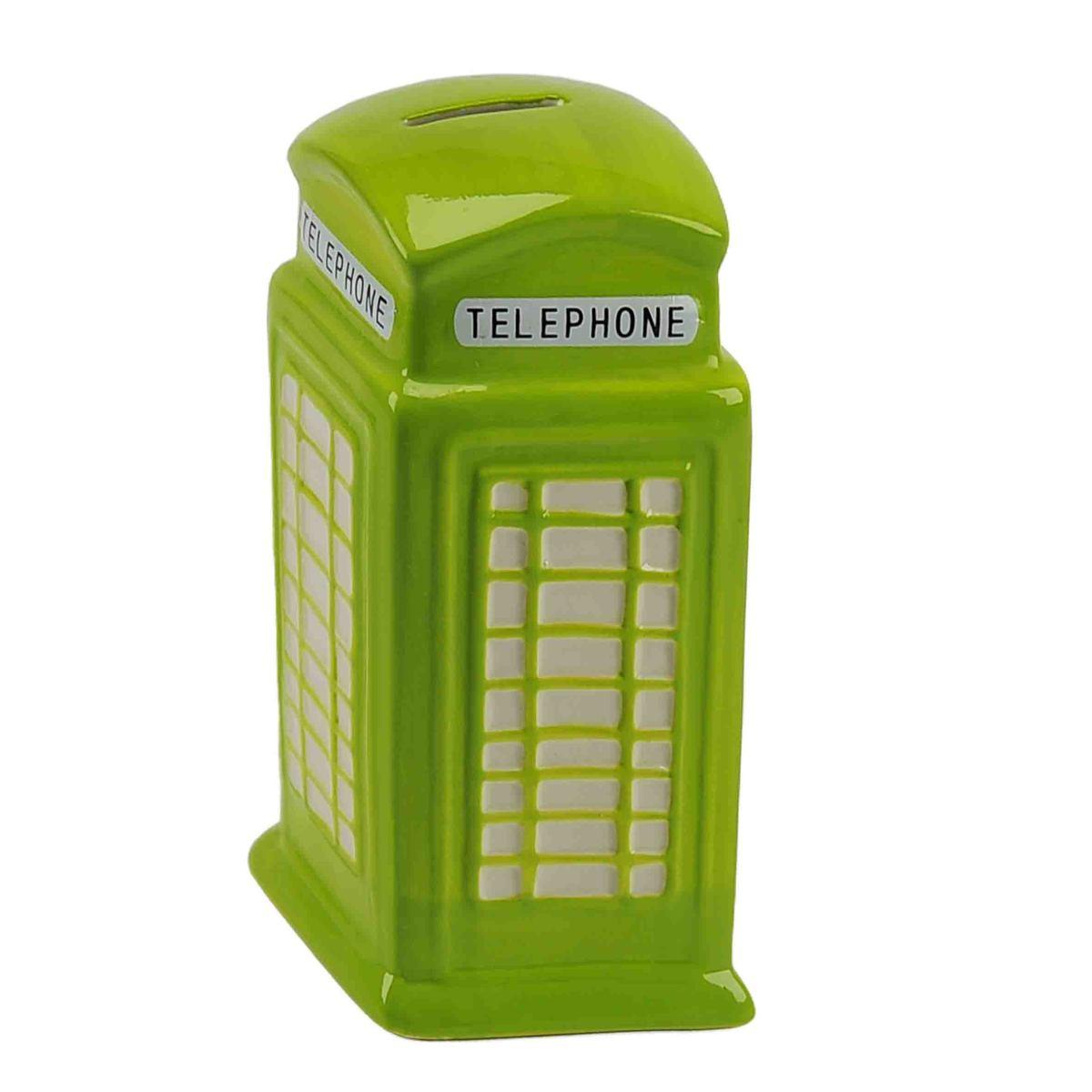 Salvadanaio Ceramica Cabina cm.19 2 Colori Assortiti | M2 Store