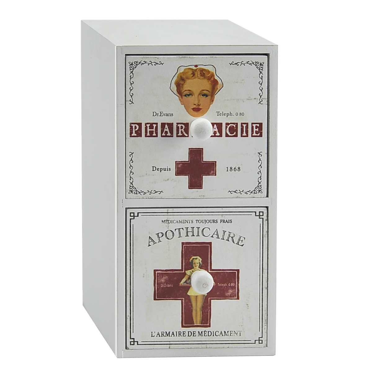 Scatola Pronto Soccorso 2c Legno cm.12x10x22 | Gicos