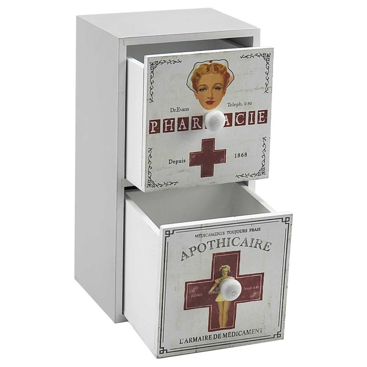 Scatola Pronto Soccorso 2c Legno cm.12x10x22 | Gicos