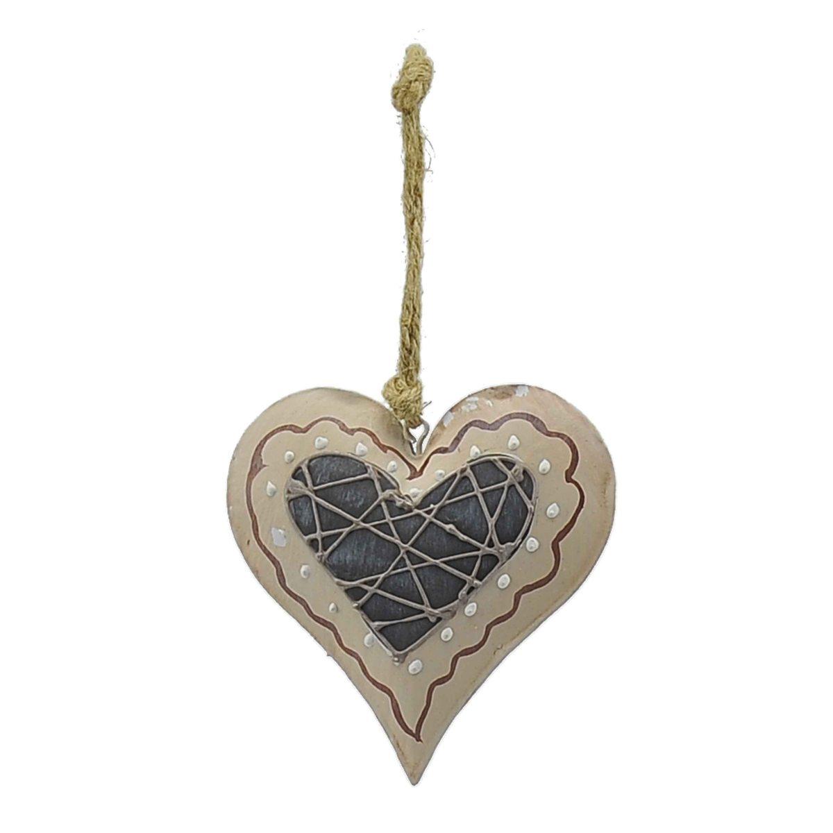 Decorazione Natalizia Cuore Latta cm.13 |Gicos