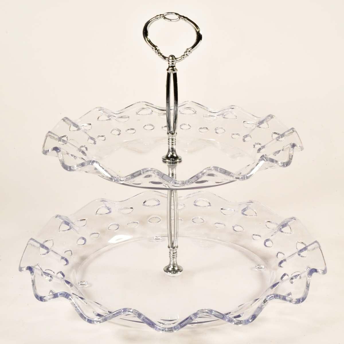 Alzata Acrilico Trasparente cm.27x27x27 | Gicos