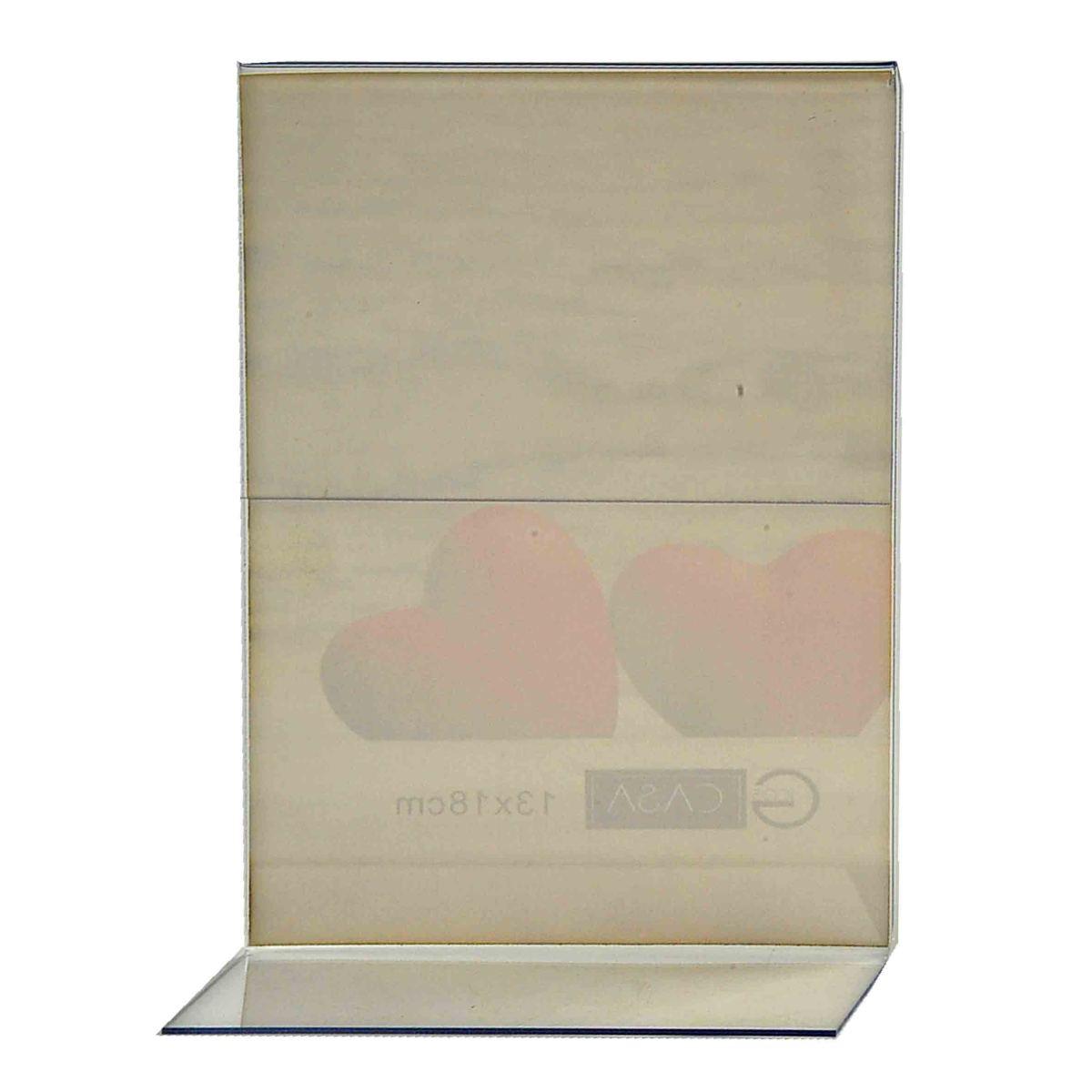 Cornice cm.13x18 PVC Trasparente Verticale | Gicos