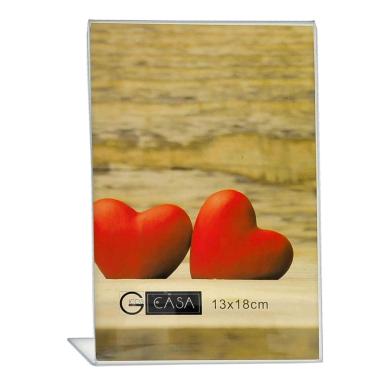 Cornice cm.13x18 PVC Trasparente Verticale | Gicos