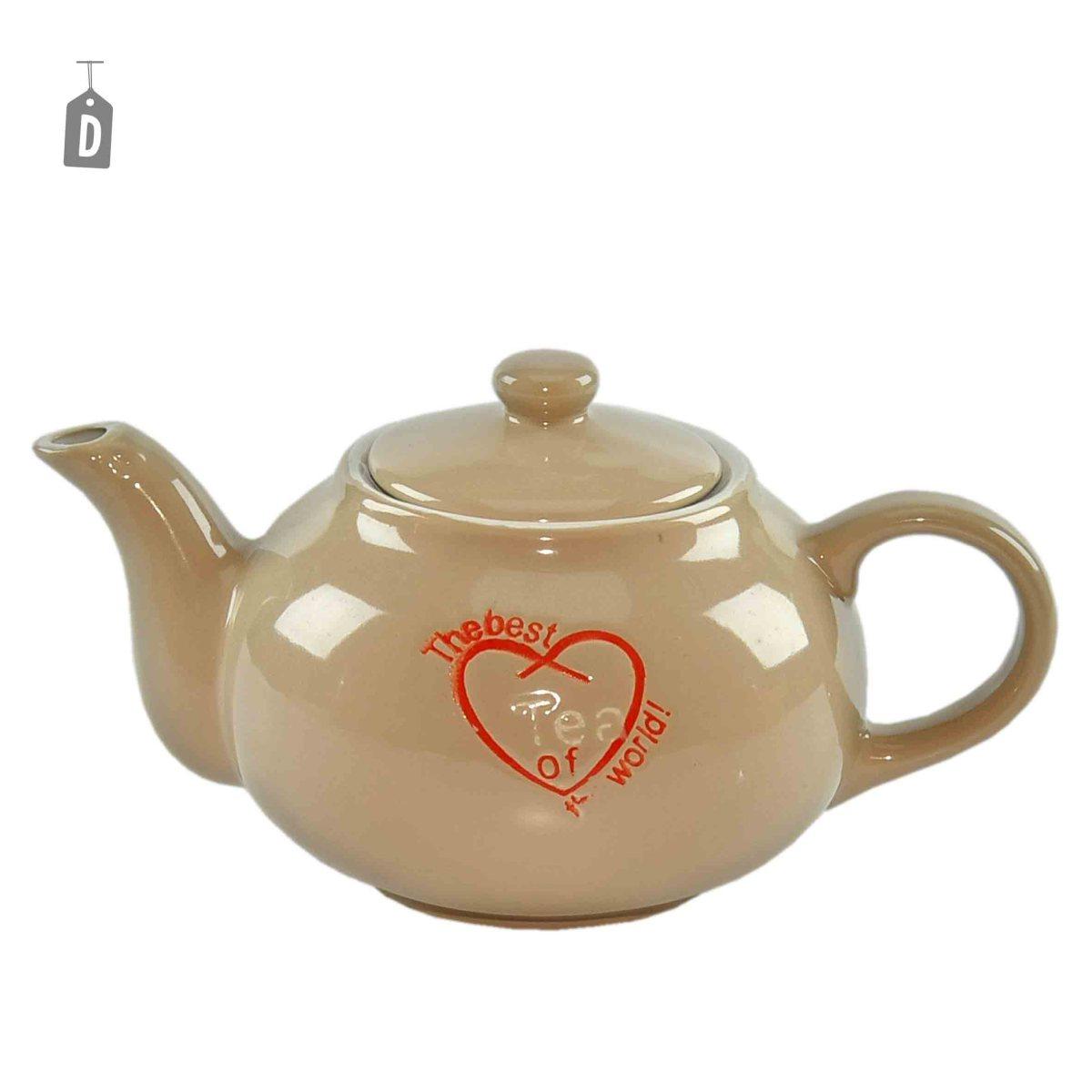 Teiera Ceramica The Best Tea Disponibile 4 Colori | Gicos