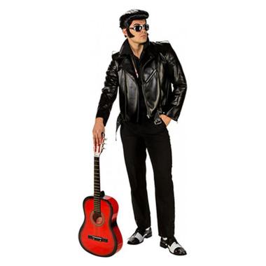 Giacca Chiodo Pelle Nero |Orlob