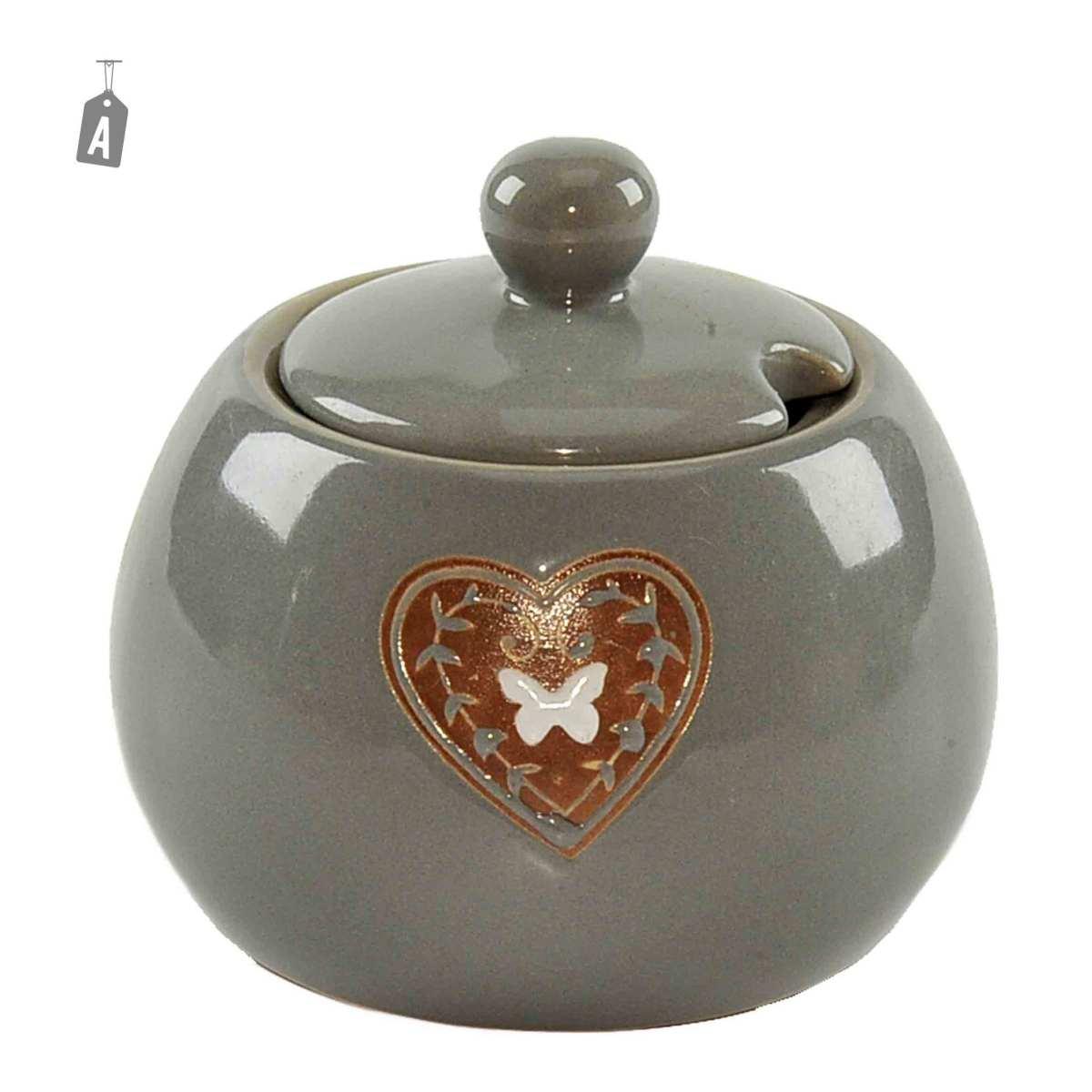 Zuccheriera Porcellana Cuore Disponibile 4 Colori | Gicos