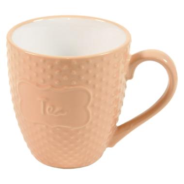 Tazza Colazione Ceramica Rosa mml.360 | Gicos