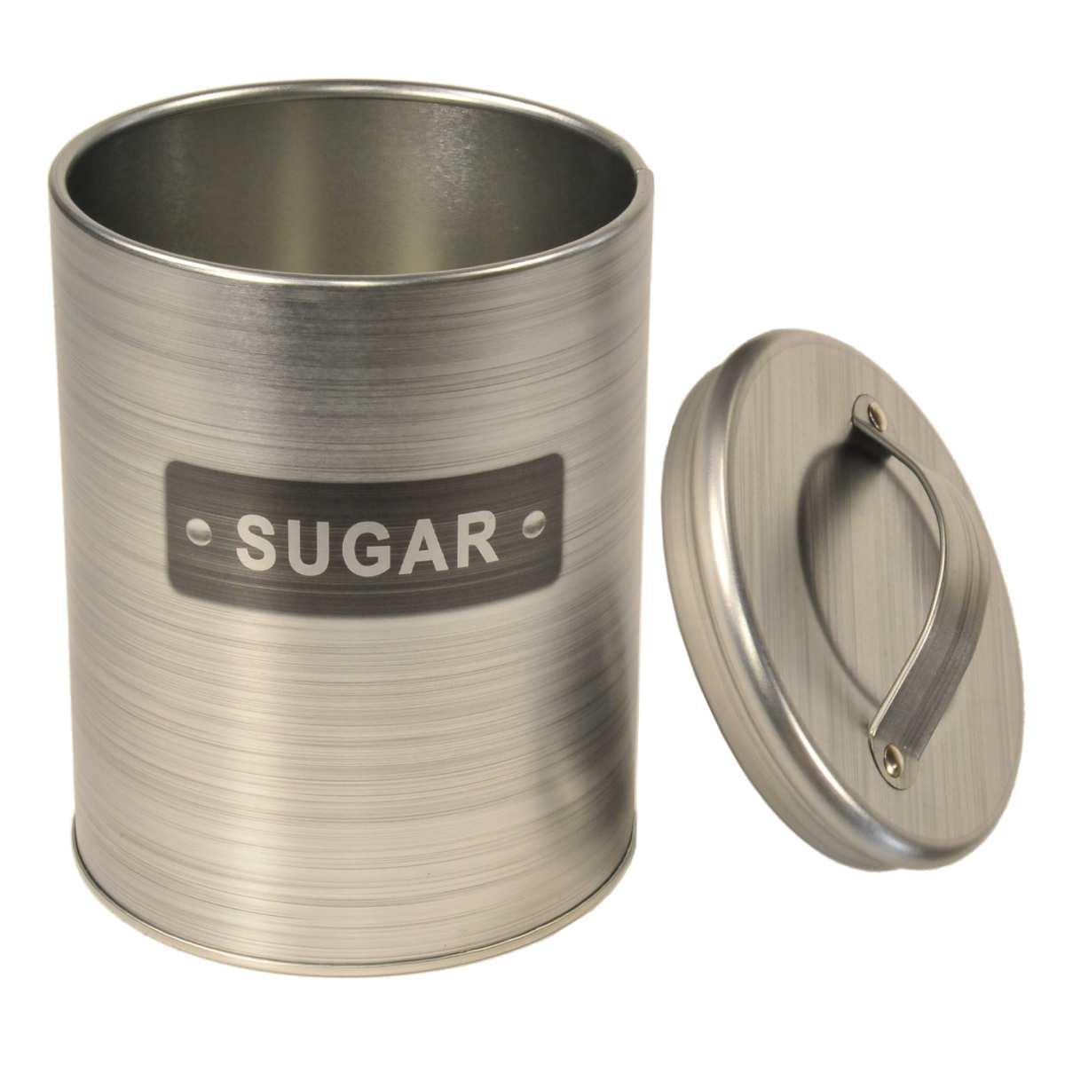 Barattolo Latta Zucchero Grigio cm.11 | Gicos