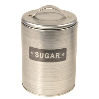 Barattolo Latta Zucchero Grigio cm.11 | Gicos