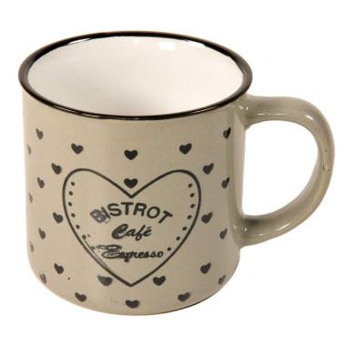 Tazza Colazione Ceramica Bistrot Tortor ml.340 | Gicos