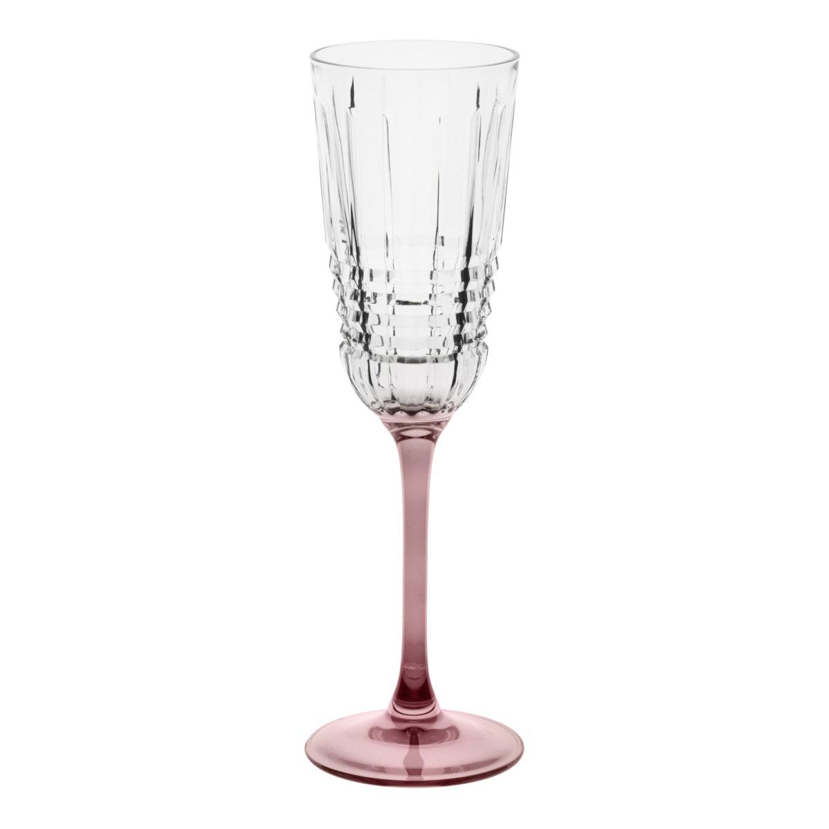 Bicchieri Vetro Set pz.6 Flute Incontro Color cl.22 | Cre.Art