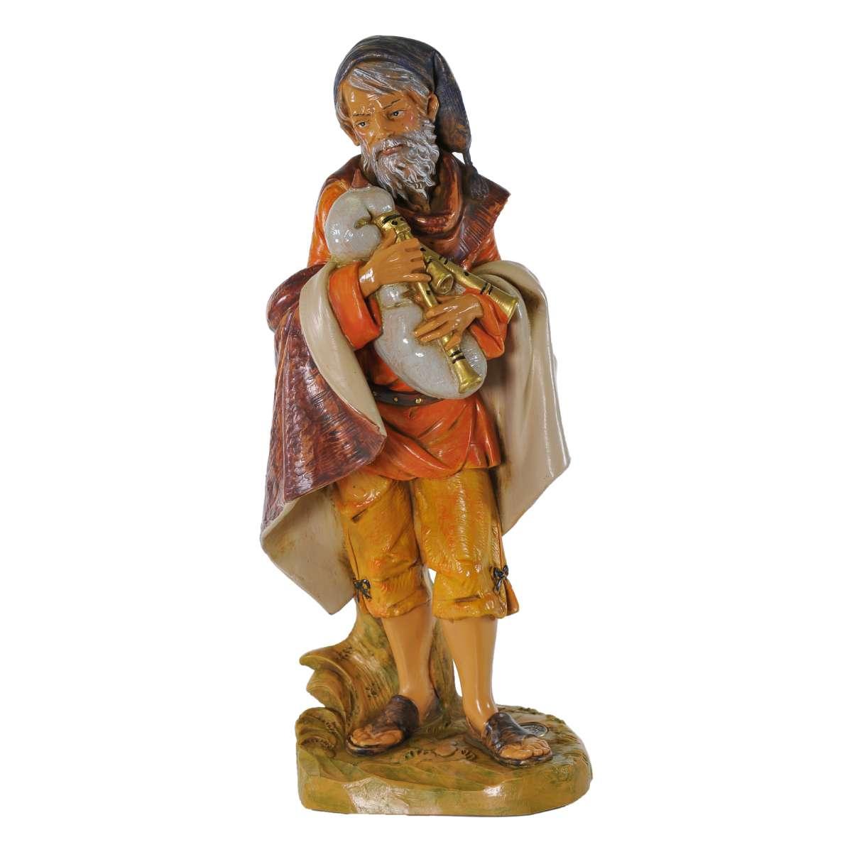 Statua cm.30 Pastore con Zampogna | Fontanini