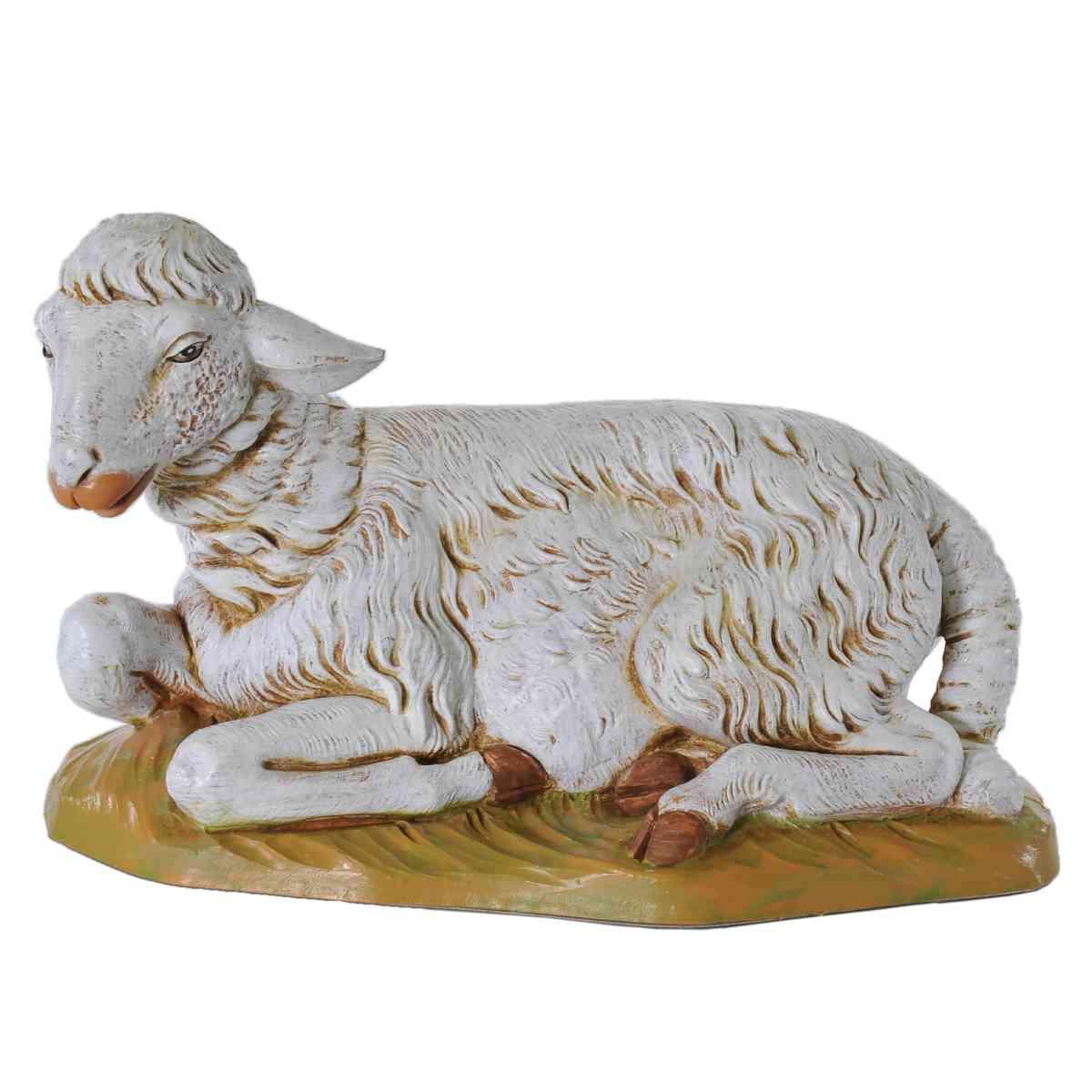 Statua cm.45/52 Pecora Sdraiata | Fontanini