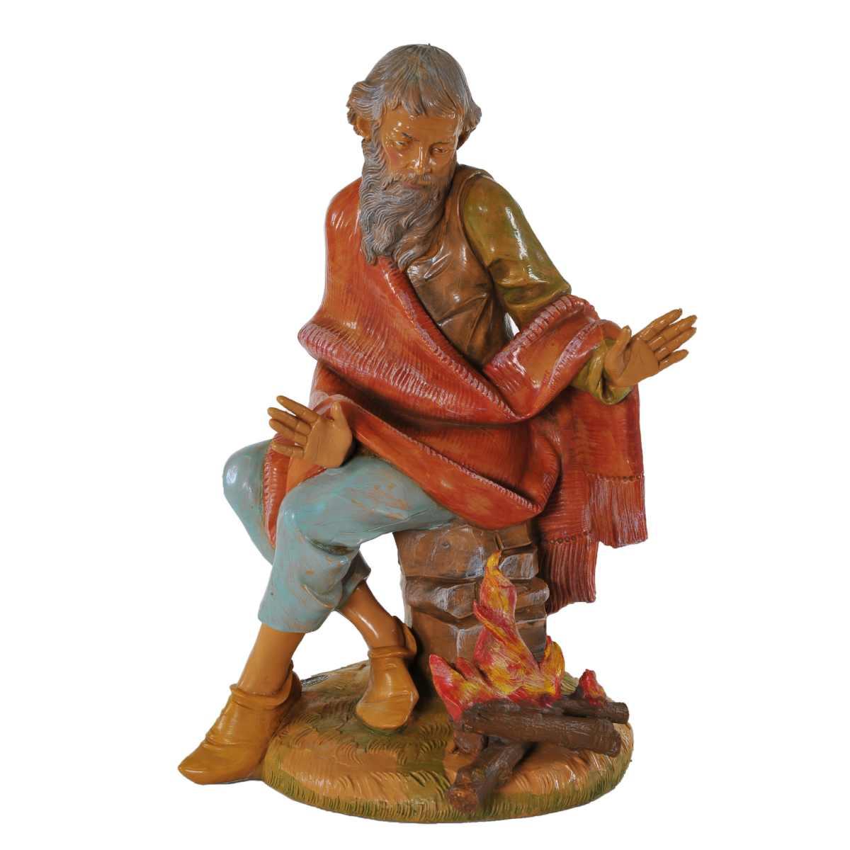 Statua cm.30 Pastore con Fuoco | Fontanini