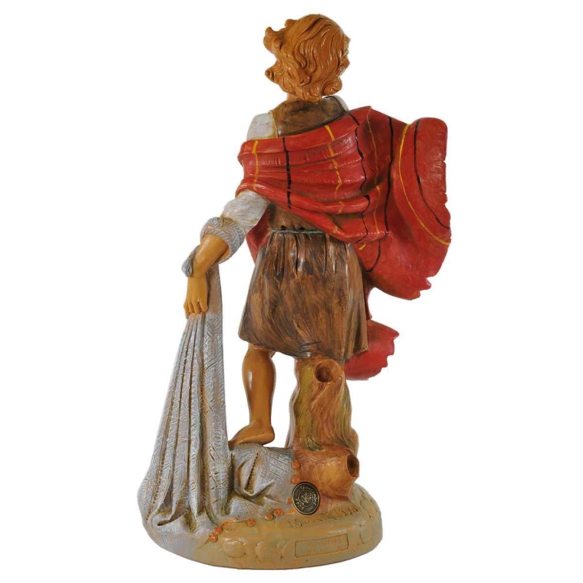 Statua cm.30 Pastore con Pesci | Fontanini