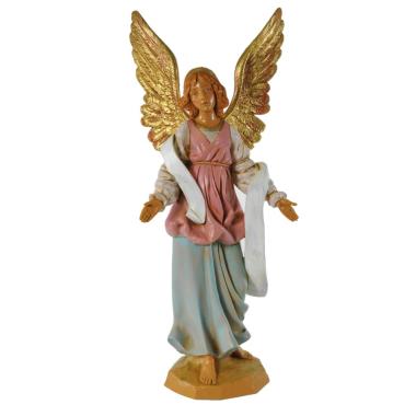 Statua presepe 30 cm angelo in piedi