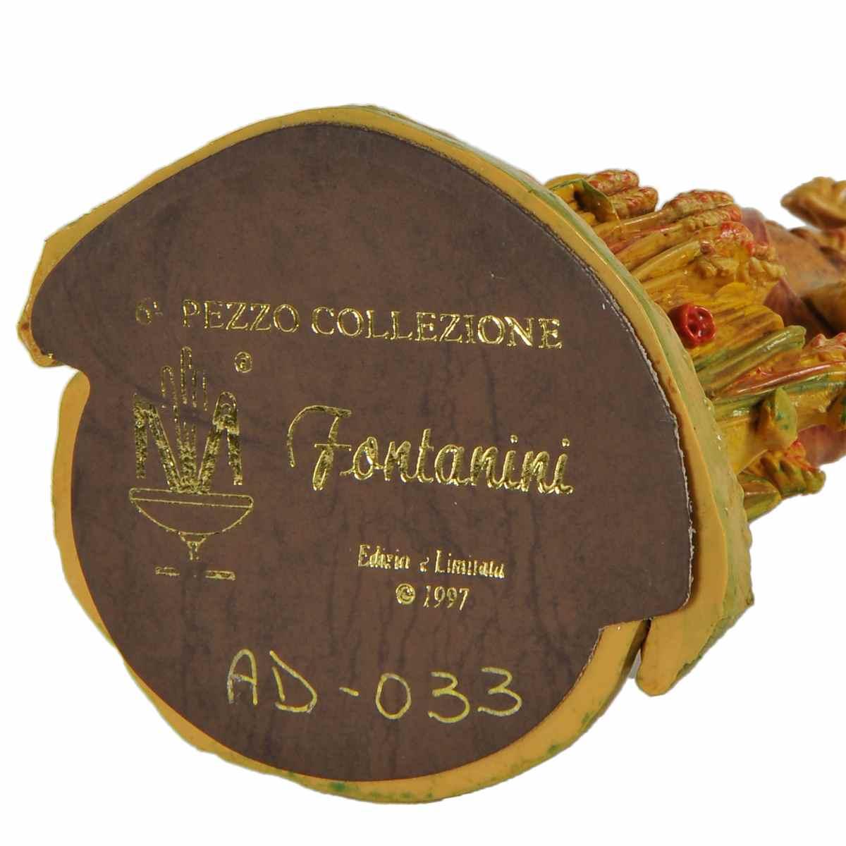 Statua cm.12 Pastore Contadino Judah con Falce e Grano | Fontanini