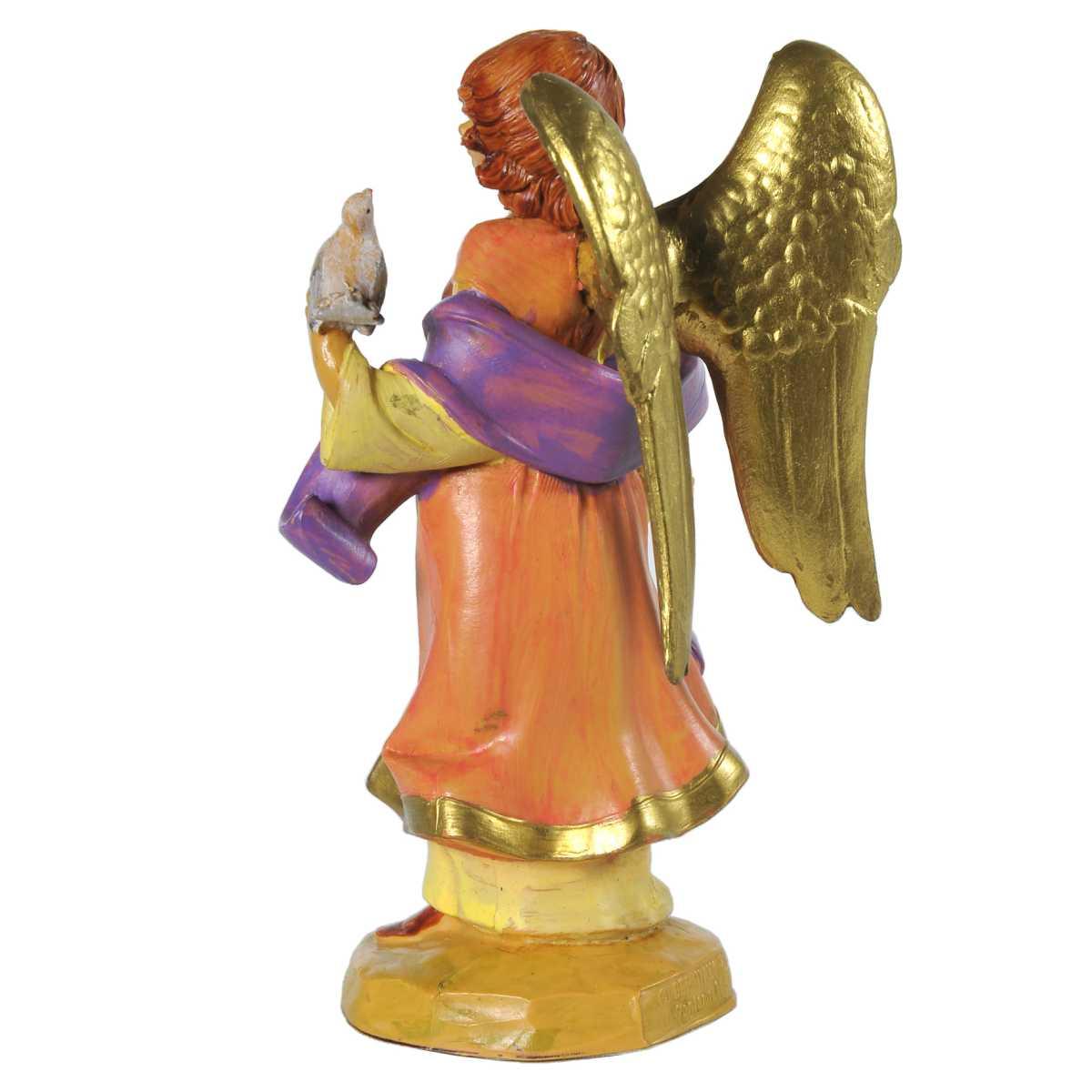 Statua cm.12 Celeste Angelo con Colomba | Fontanini