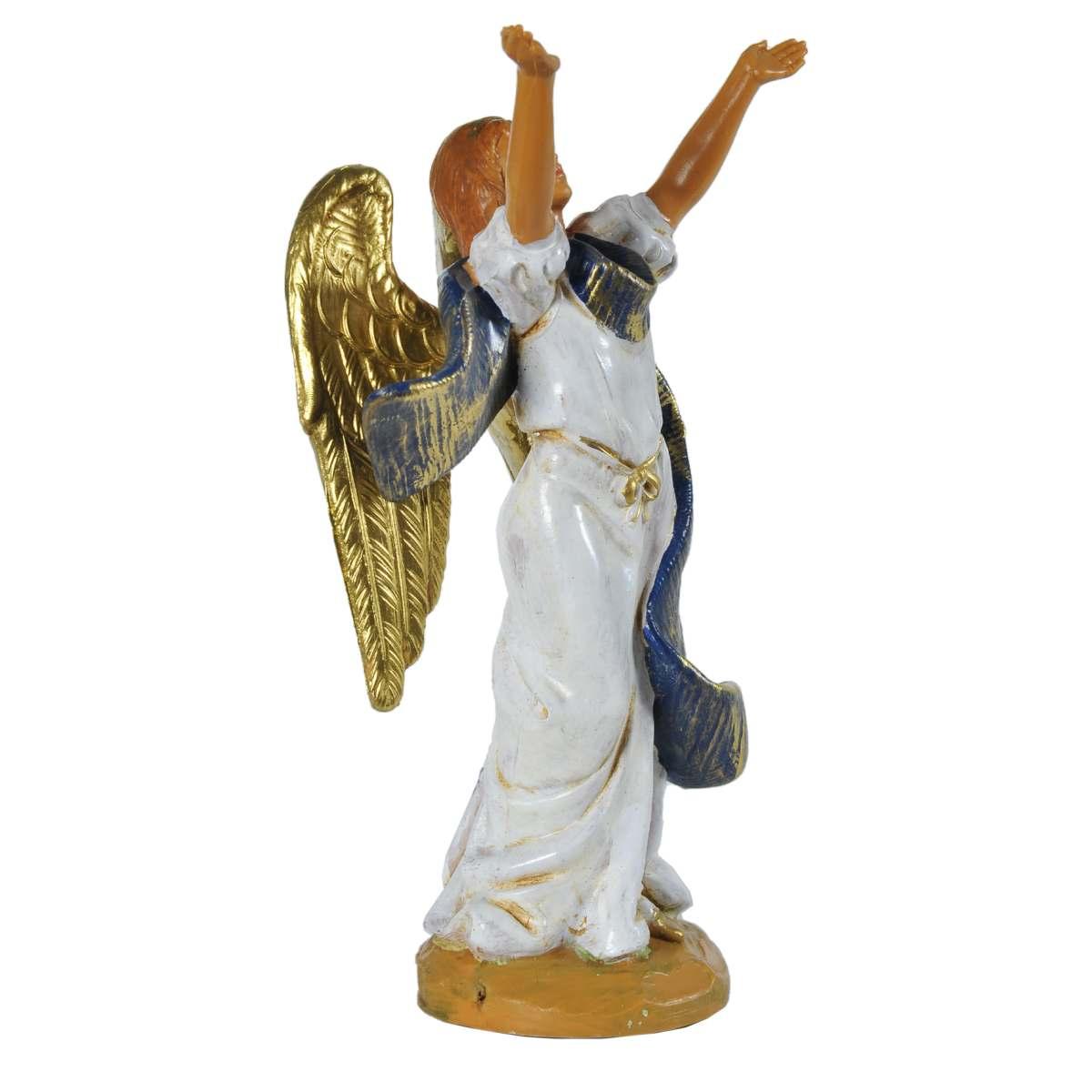 Statua cm.12 Angelo con Mani Alte | Fontanini