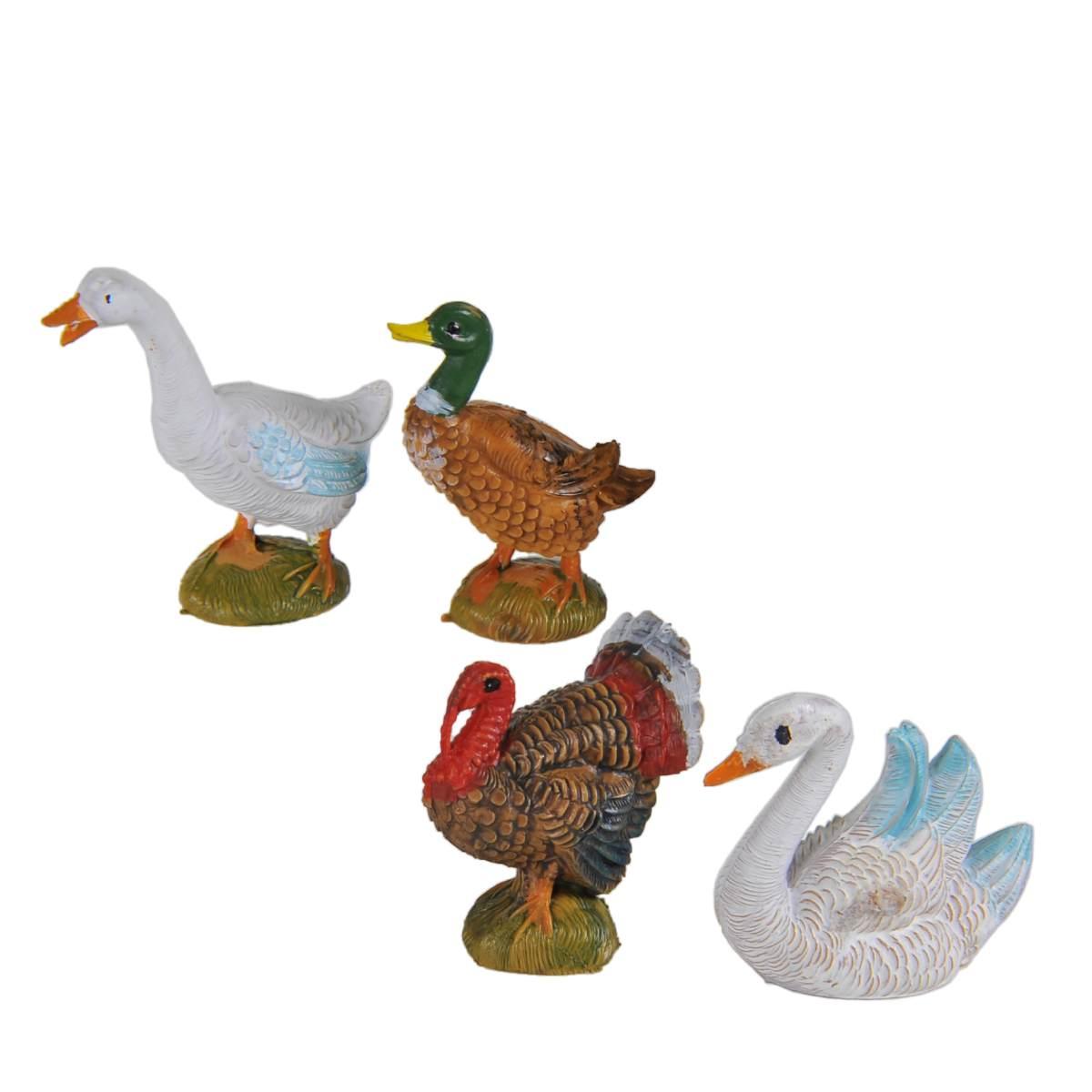 Statua cm.10 Gallinacei assortiti Set pz.12 | Fontanini