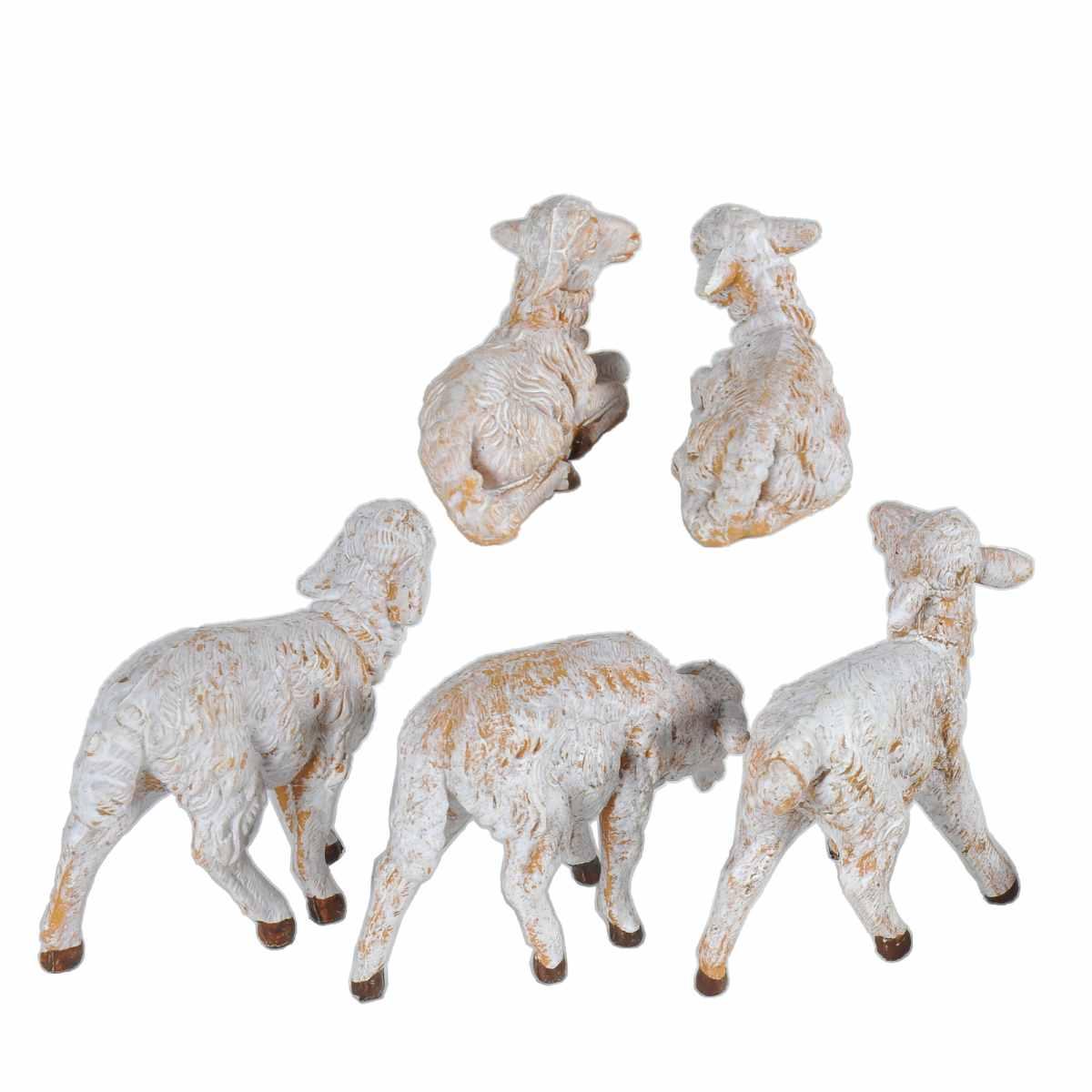 Statua cm.12 Pecore Set pz.5 | Fontanini