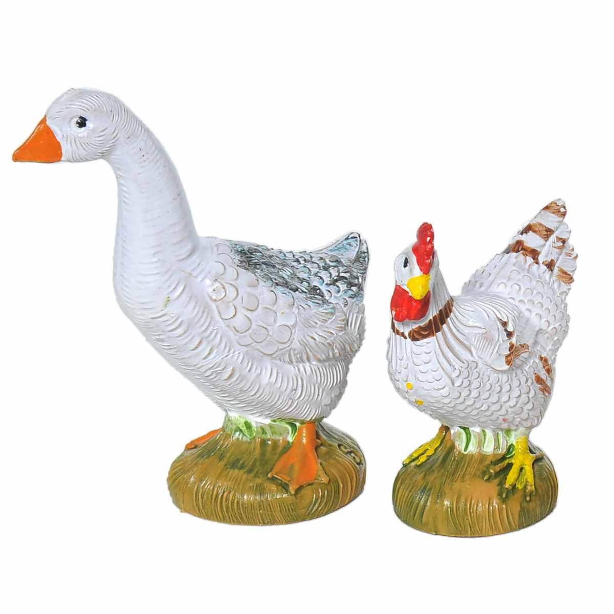 Animali Animali da Cortile Set pz.5 Rif/to cm.19 | Fontanini