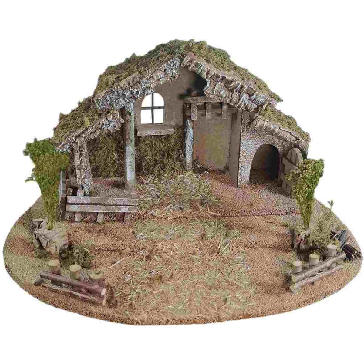 Capanna Legno Fontanini Altezza cm.72x50xH38 | Fontanini