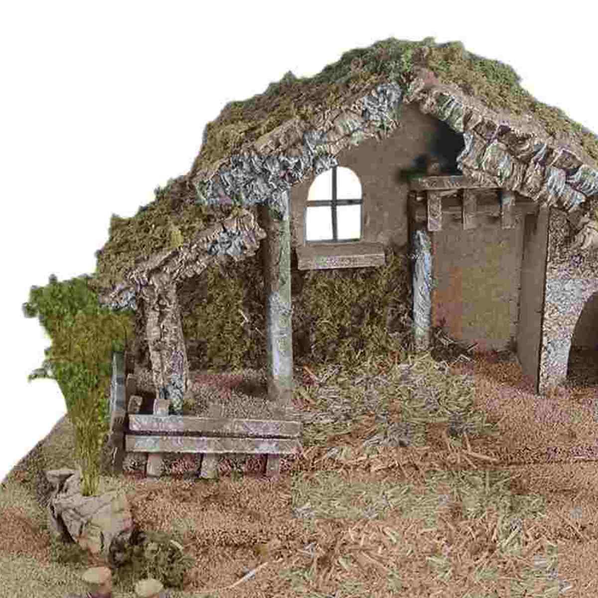 Capanna Legno Fontanini Altezza cm.72x50xH38 | Fontanini