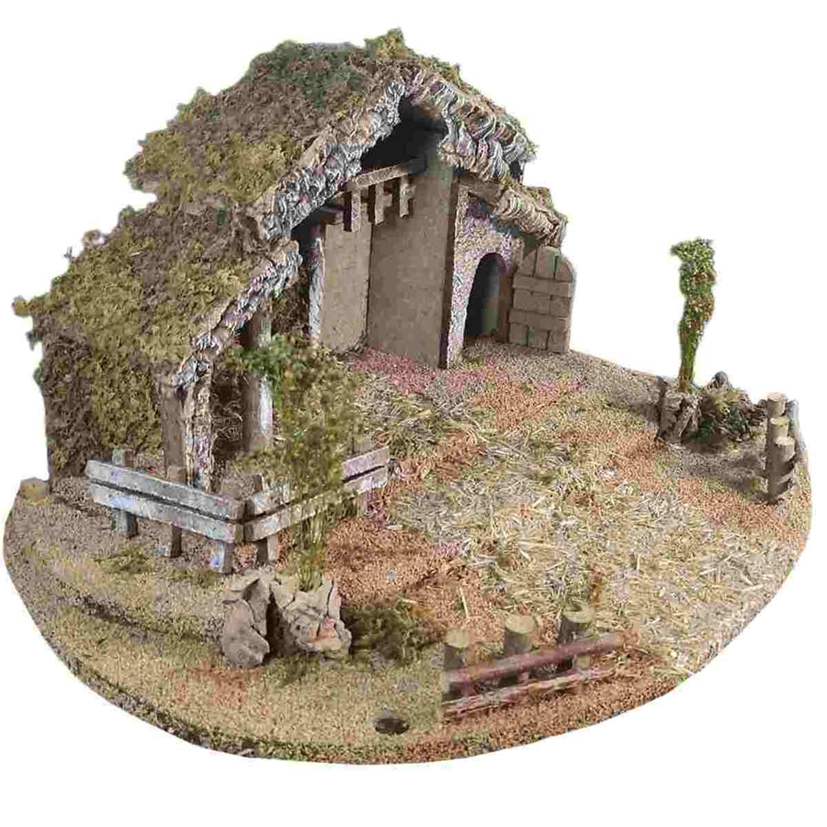 Capanna Legno Fontanini Altezza cm.72x50xH38 | Fontanini