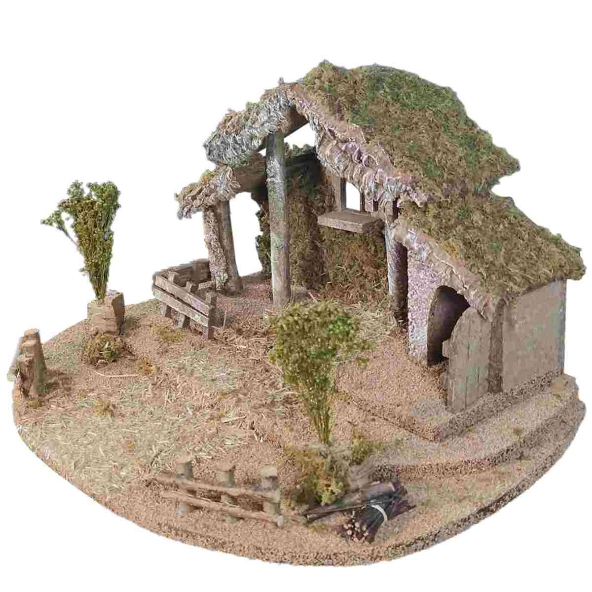 Capanna Legno Fontanini Altezza cm.72x50xH38 | Fontanini