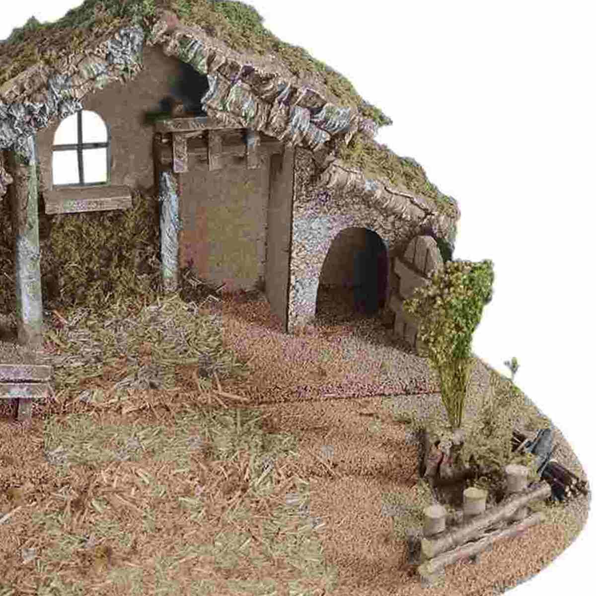 Capanna Legno Fontanini Altezza cm.72x50xH38 | Fontanini