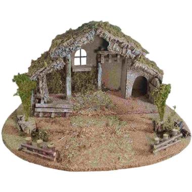 Capanna Legno Fontanini Altezza cm.72x50xH38 | Fontanini