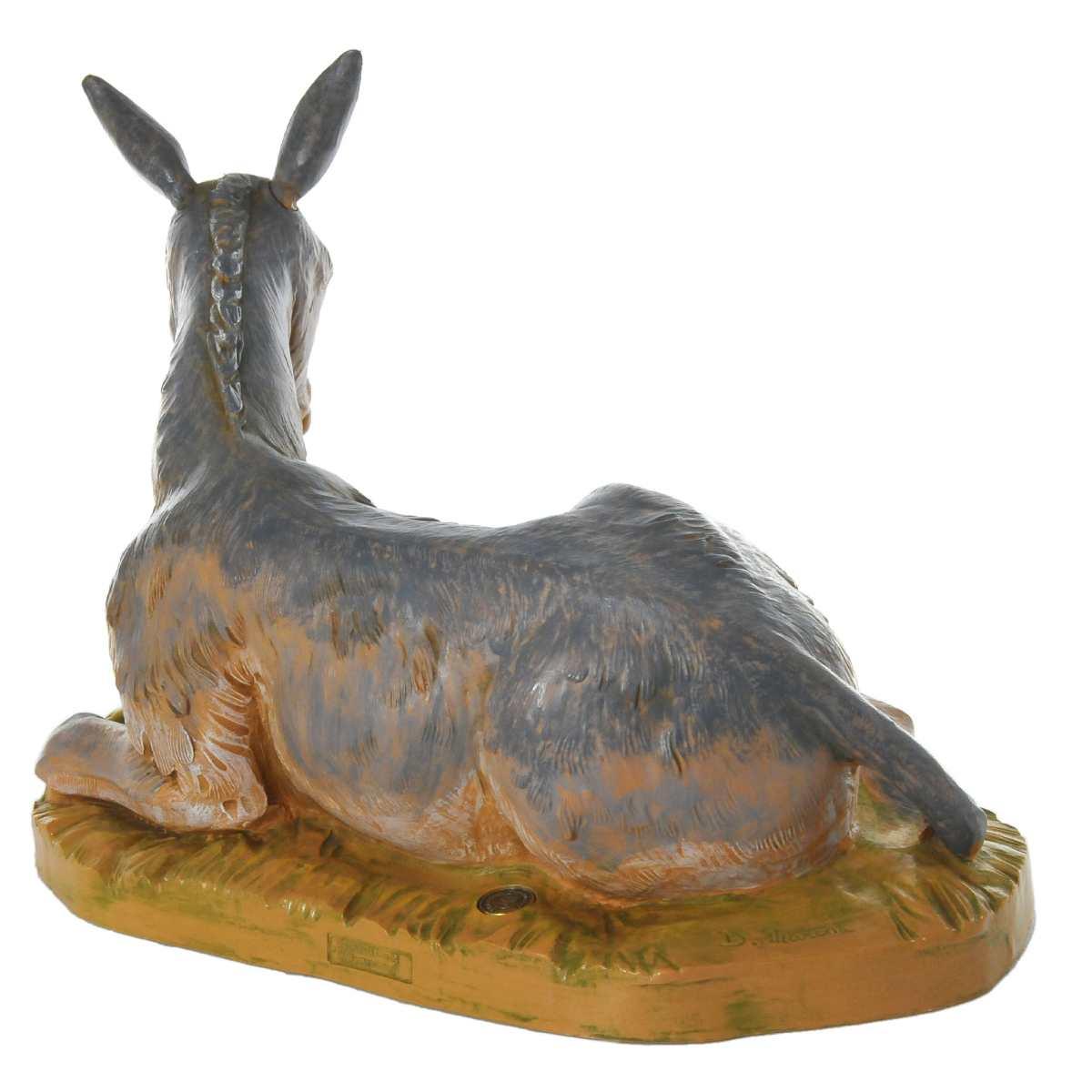 Statua cm.45 Asino Sdraiato | Fontanini