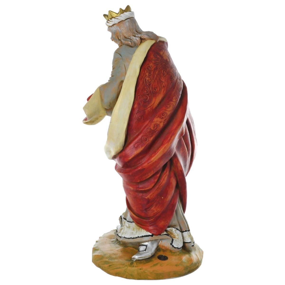 Statua cm.45 Re Magio Melchiorre cm.22x19,5xH4 | Fontanini