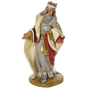 Statua cm.45 Re Magio Melchiorre cm.22x19,5xH4 | Fontanini