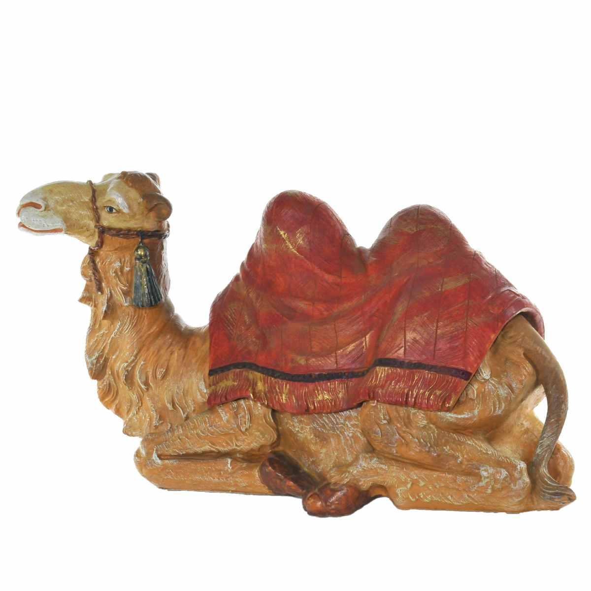 Statua cm.45 Cammello Seduto con Coperta | Fontanini